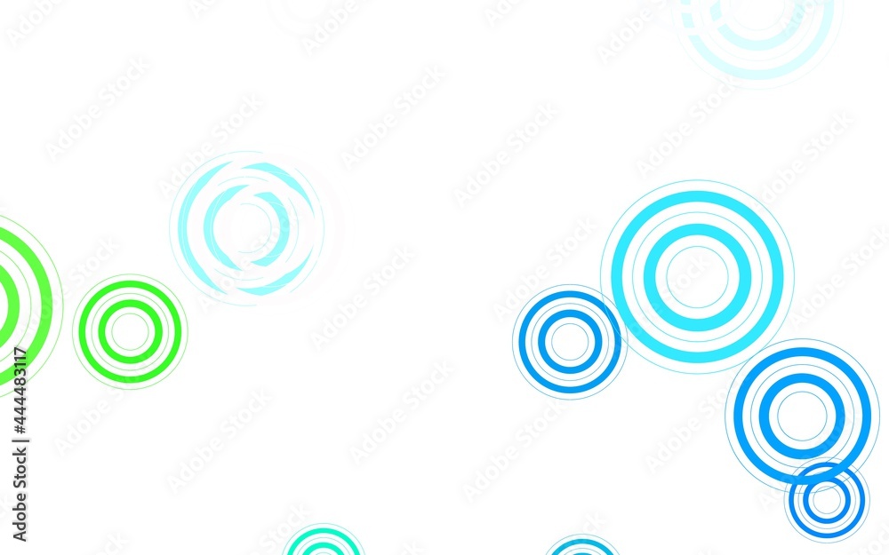 Light Blue, Green vector template with circles. Light Blue, Green vector template with circles.