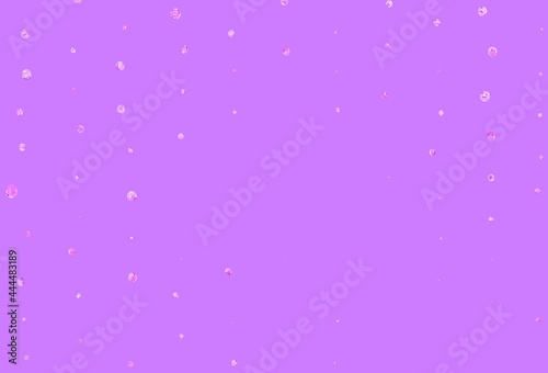 Light Pink  Red vector backdrop with dots.