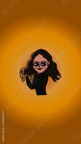 Ilustración de chica