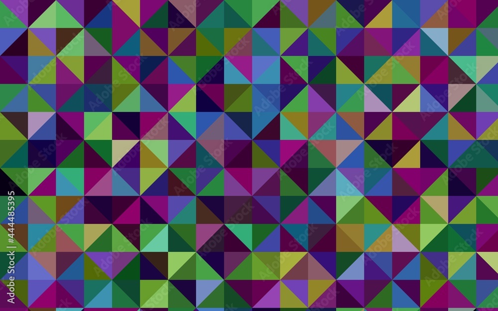 Fototapeta premium Dark Multicolor vector triangle mosaic template.