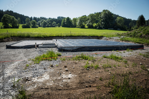 Fundament - Bodenplatte für ein Einfamilienhaus