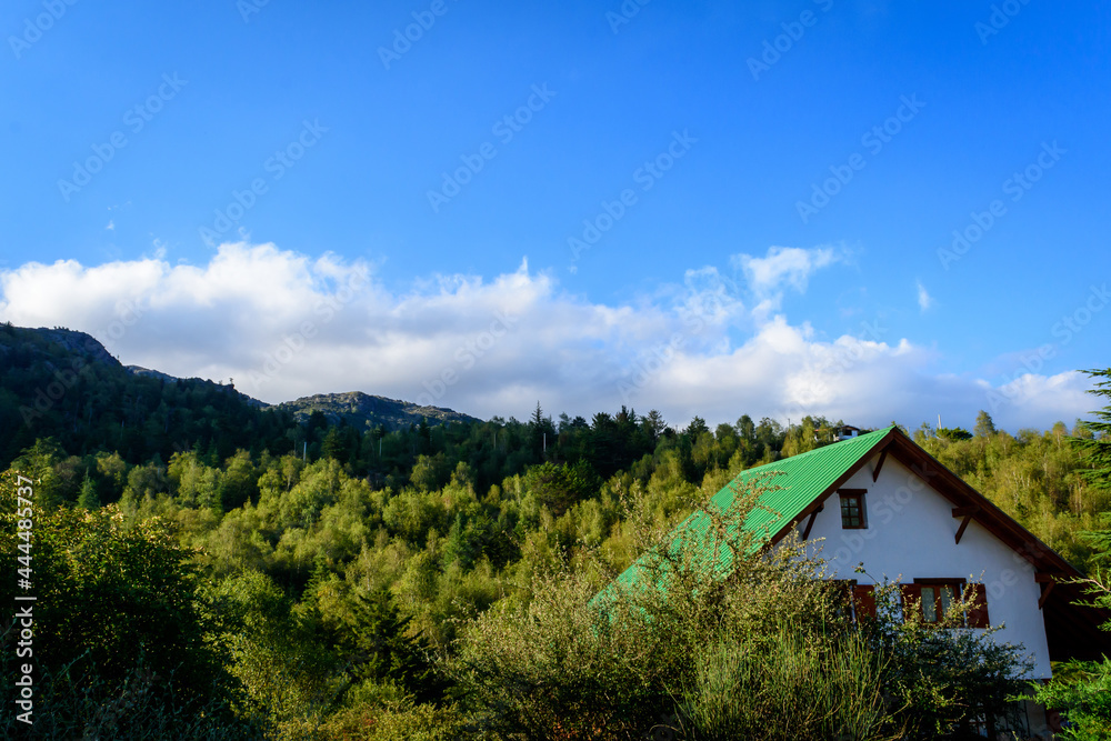Casa tradicional de los alpes en La Cumbrecita