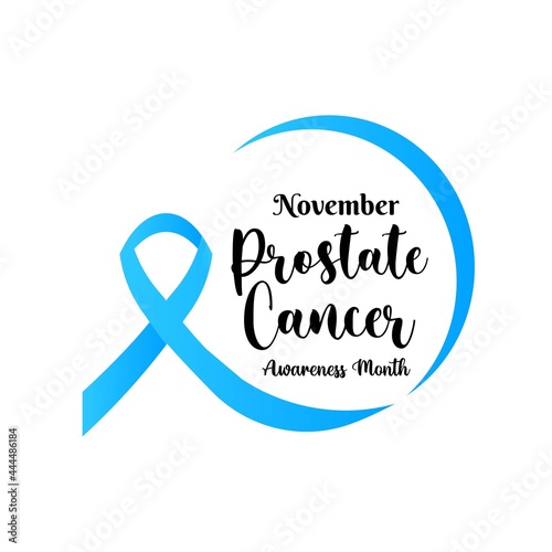 New Prostate Cancer Awareness Month Blue Ribbon. Prostate Cancer Blue Ribbon 