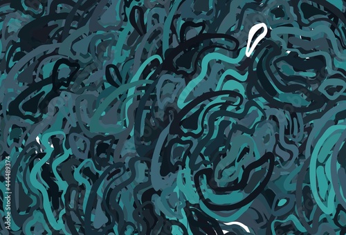 Dark Blue, Green vector layout with wry lines.