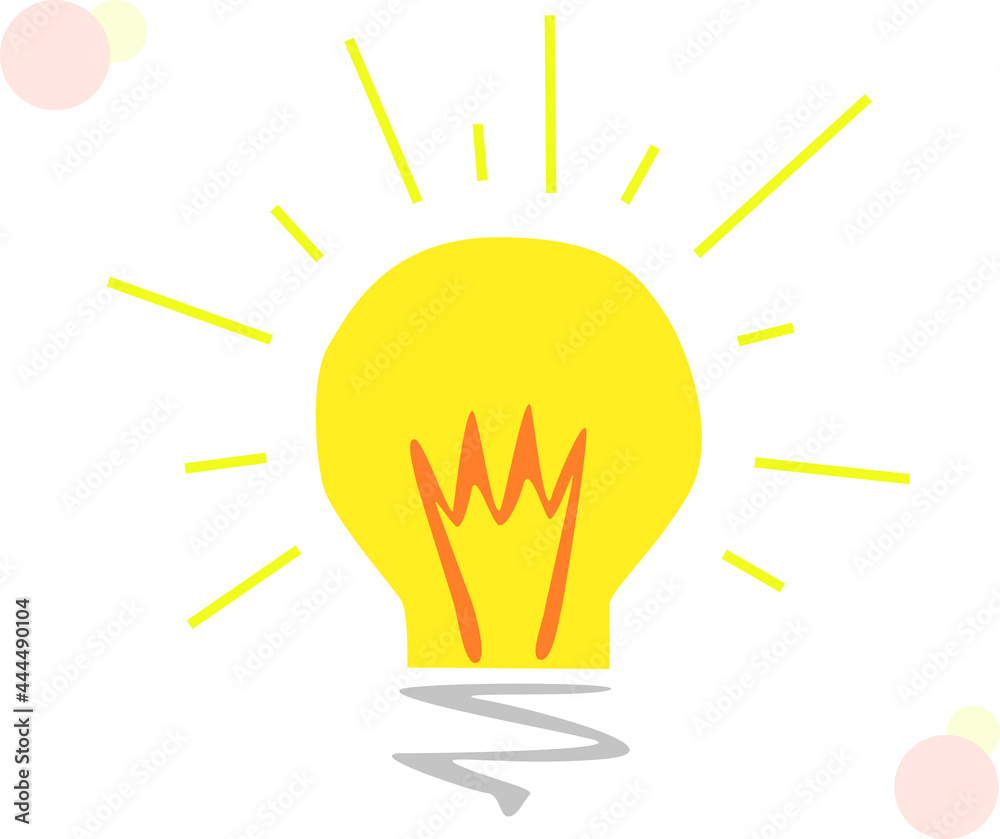 Obraz premium ひらめきの電球