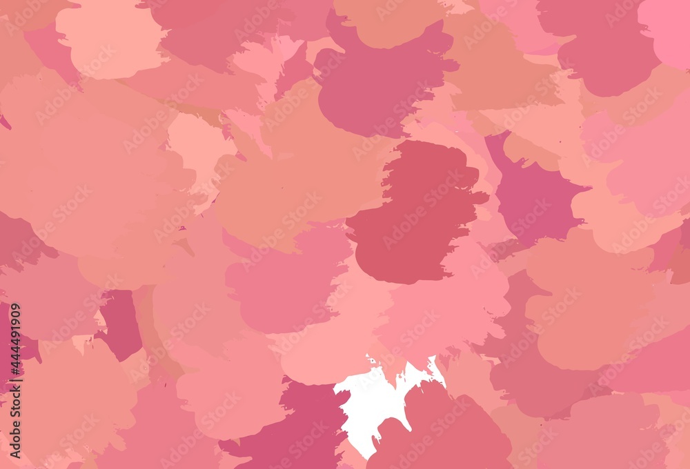 Light Pink vector background with abstract shapes.