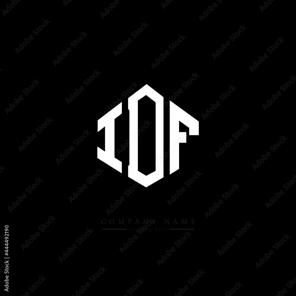 IDF letter logo design with polygon shape. IDF polygon logo monogram. IDF cube logo design. IDF hexagon vector logo template white and black colors. IDF monogram, IDF business and real estate logo. IDF letter logo design with polygon shape. IDF polygon logo monogram. IDF cube logo design. IDF hexagon vector logo template white and black colors. IDF monogram, IDF business and real estate logo.
