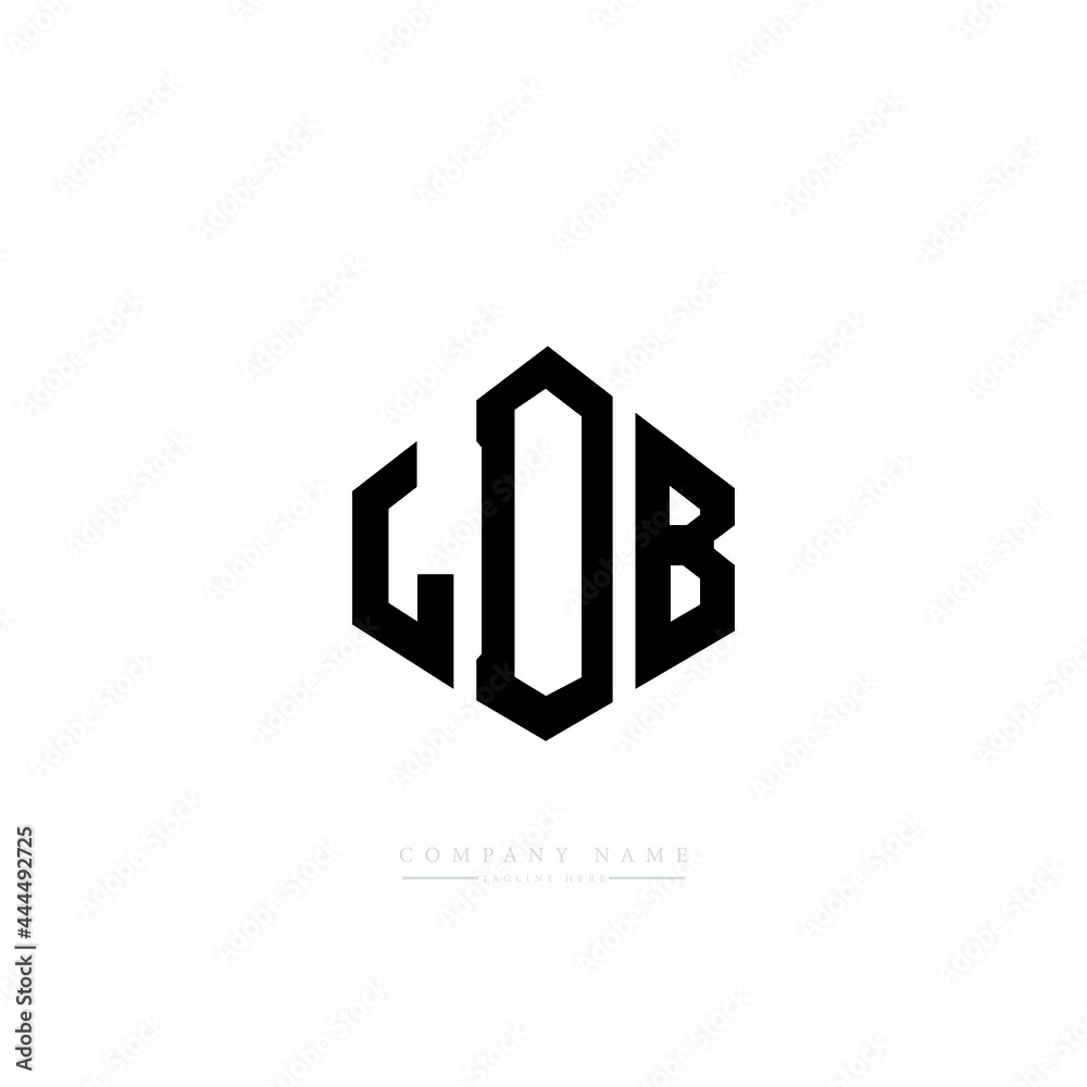 LDB letter logo design with polygon shape. LDB polygon logo monogram. LDB cube logo design. LDB hexagon vector logo template white and black colors. LDB monogram, LDB business and real estate logo. 