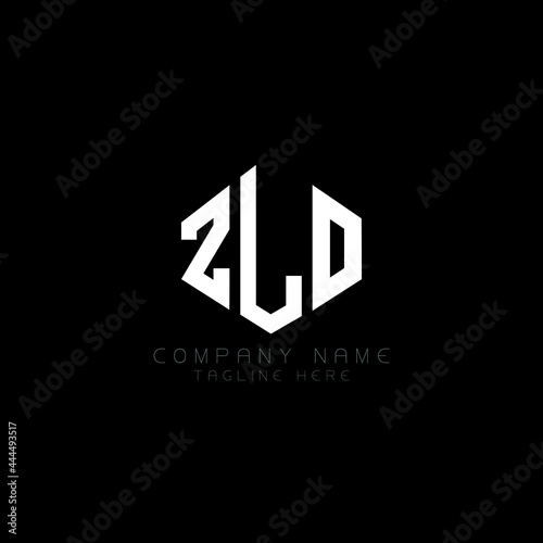 ZLO letter logo design with polygon shape. ZLO polygon logo monogram. ZLO cube logo design. ZLO hexagon vector logo template white and black colors. ZLO monogram, ZLO business and real estate logo. 