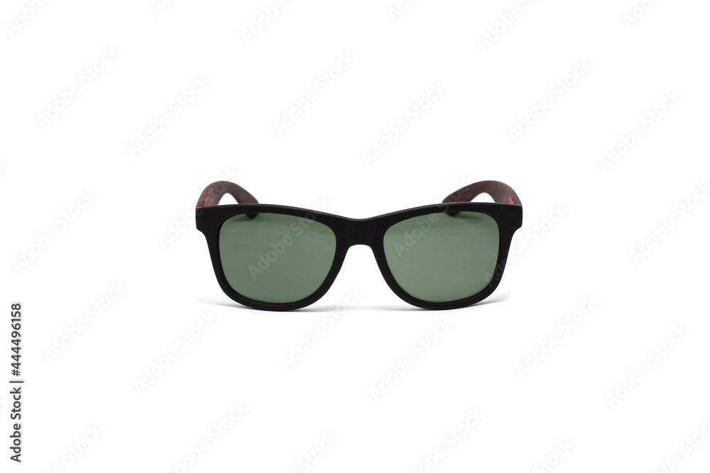 Black sunglasses isolated Black sunglasses isolated
