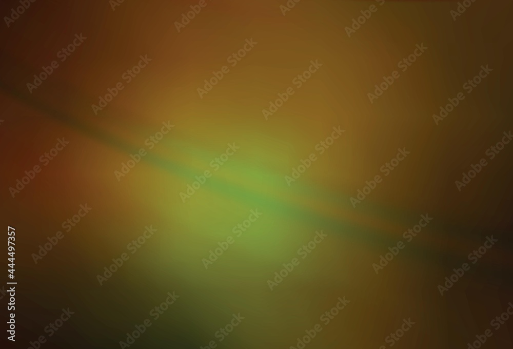 Naklejka premium Dark Green, Yellow vector abstract bright template.