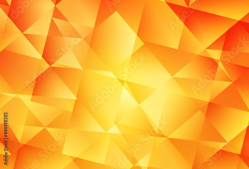 Light Yellow vector low poly layout.
