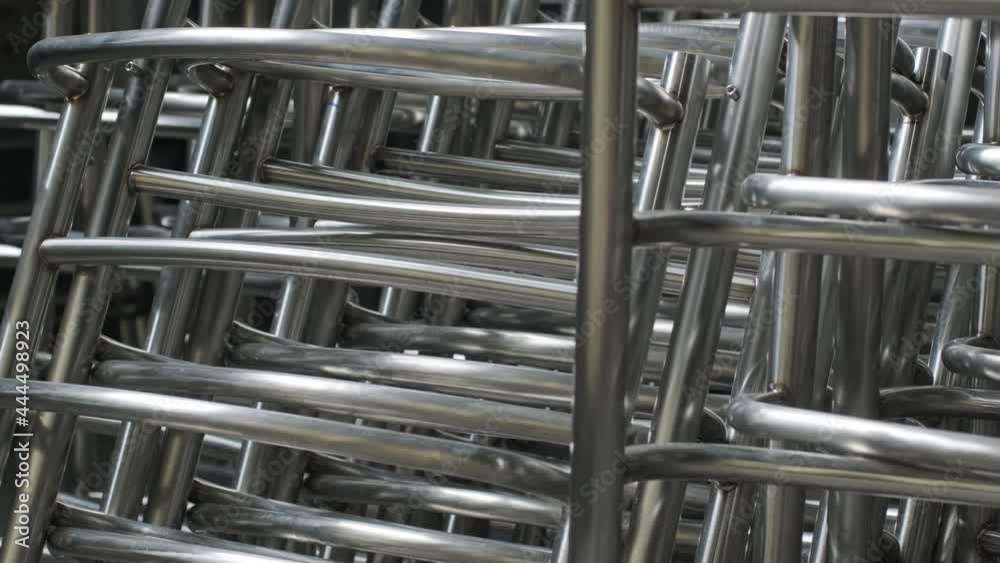 Industrial production of stainless steel stuff Industrial production of stainless steel stuff