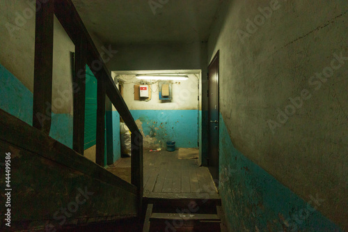 the premise of an abandoned non-operational bomb shelter