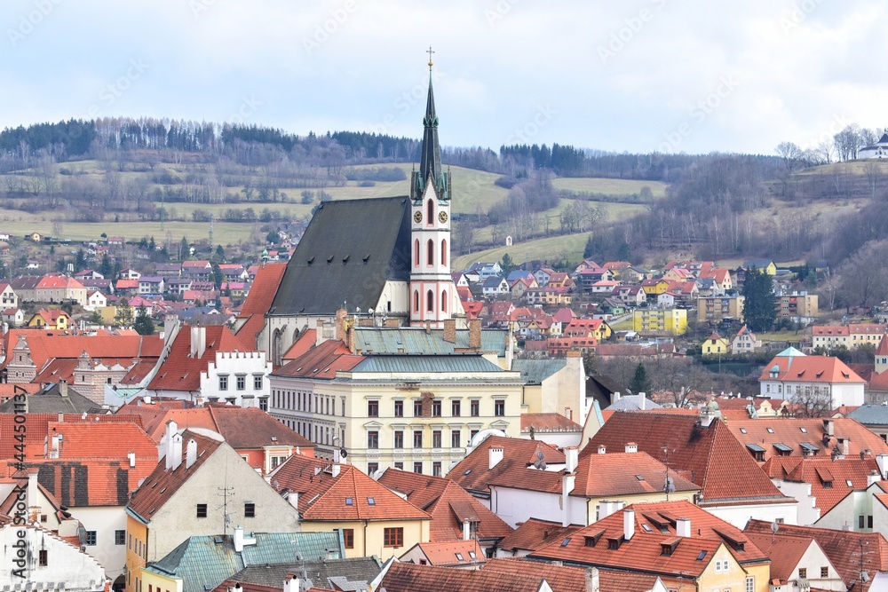 Cesky Krumlov is a town in the South Bohemian Region of the Czech Republic. Its historic centre, centred around the Cesky Krumlov Castle.