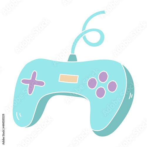 joystick hand drawn element design vector. clipart cartoon illustration