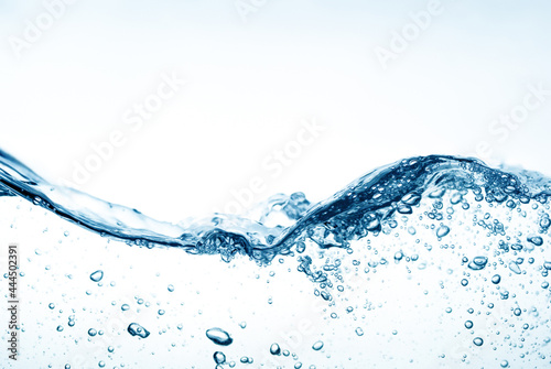 Background of Water wave with air bubble