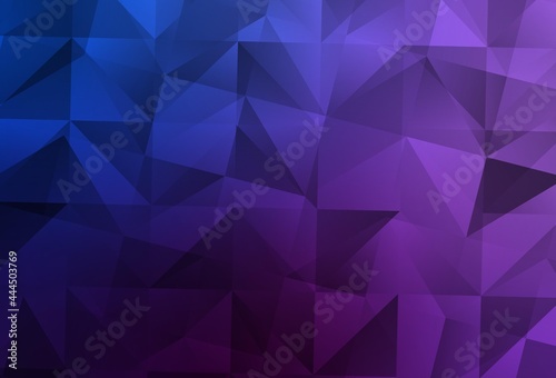 Light Pink, Blue vector low poly background.