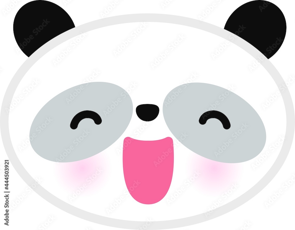パンダの顔イラスト パンダの顔イラスト