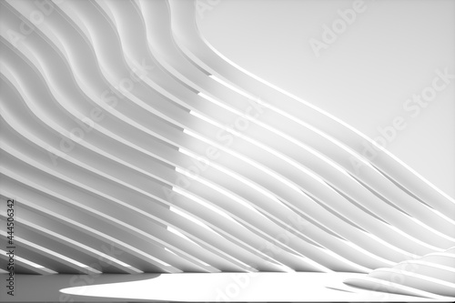 Fototapeta Naklejka Na Ścianę i Meble -  3D rendered geometrical scene graph