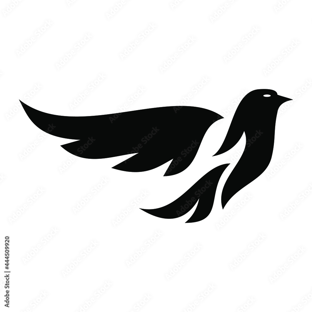 Obraz premium bird logo design vector design template