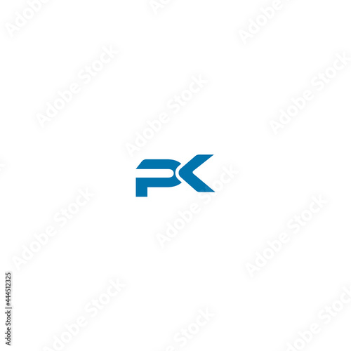 pk logo letter logo deisng