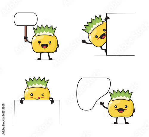 cute durian cartoon character