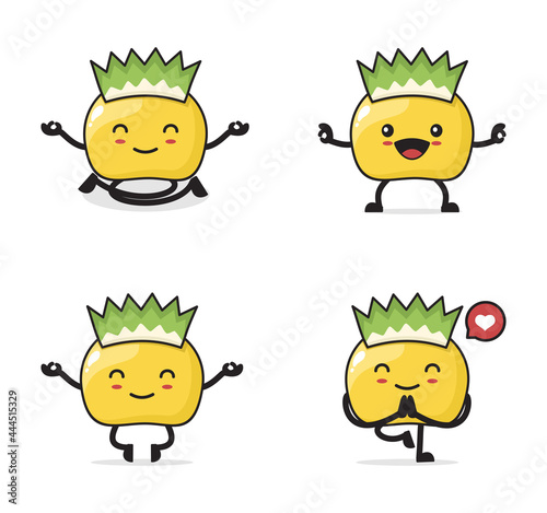 cute durian cartoon character