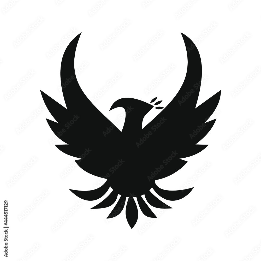 Fototapeta premium phoenix bird logo