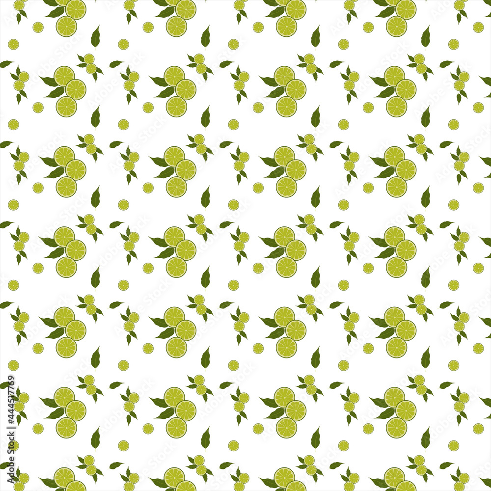 Seamless citrus vector pattern. Lime. Seamless background with lemons. Yellow citrus slices. Citrus fruit. For wrapping paper and fabric prints. Vector. For covers, packaging designs, labels, menus, w Seamless citrus vector pattern. Lime. Seamless background with lemons. Yellow citrus slices. Citrus fruit. For wrapping paper and fabric prints. Vector. For covers, packaging designs, labels, menus, w