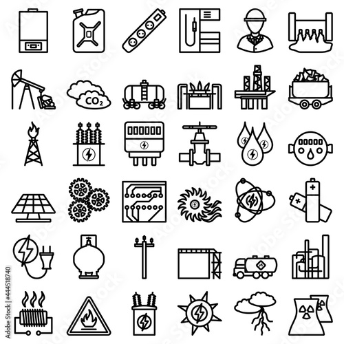 Energy Icon Set