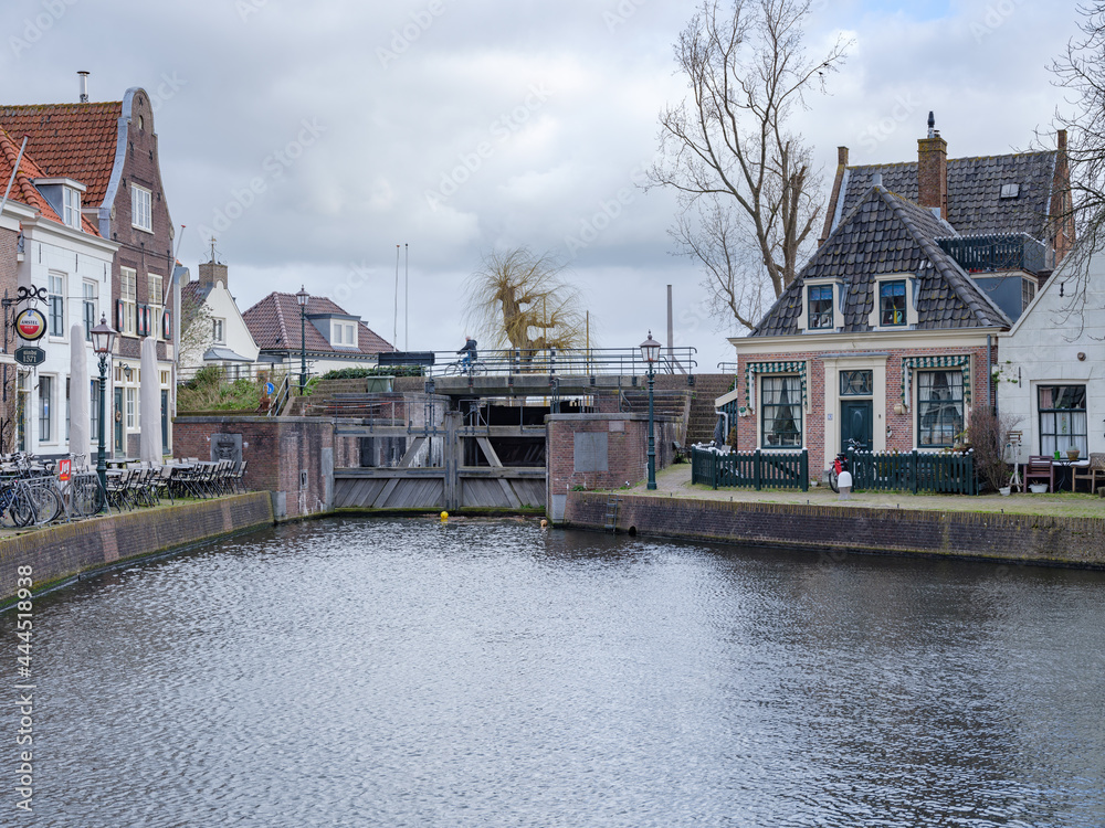 Fototapeta premium Historic Spaarndam, Noord-Holland Province, The Netherlands
