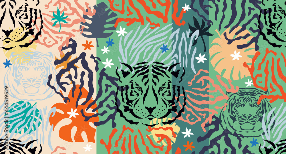 Tiger pattern 85