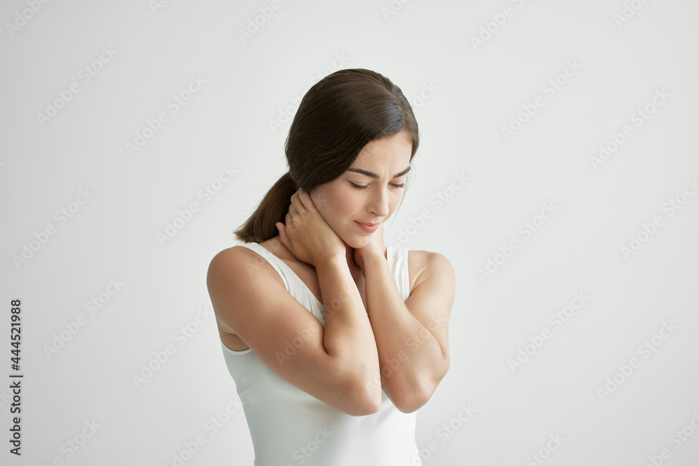 woman with headache depression stress health problem migraine woman with headache depression stress health problem migraine