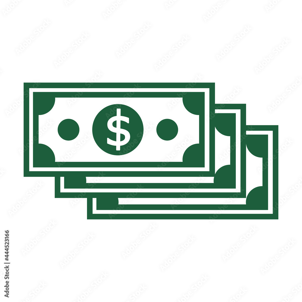 Money icon , logo template. Vector illustration Money icon , logo template. Vector illustration