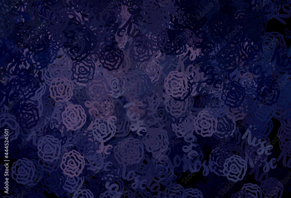 Dark Purple vector backdrop with memphis shapes. Dark Purple vector backdrop with memphis shapes.