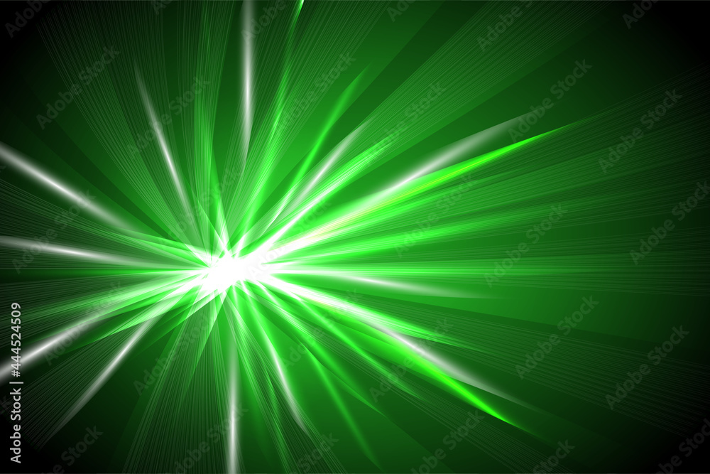 緑の放射状背景 Radial abstract ray background green 緑の放射状背景 Radial abstract ray background green