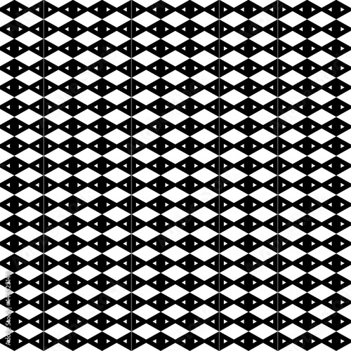 seamless pattern black and white rectangle, simple style vector