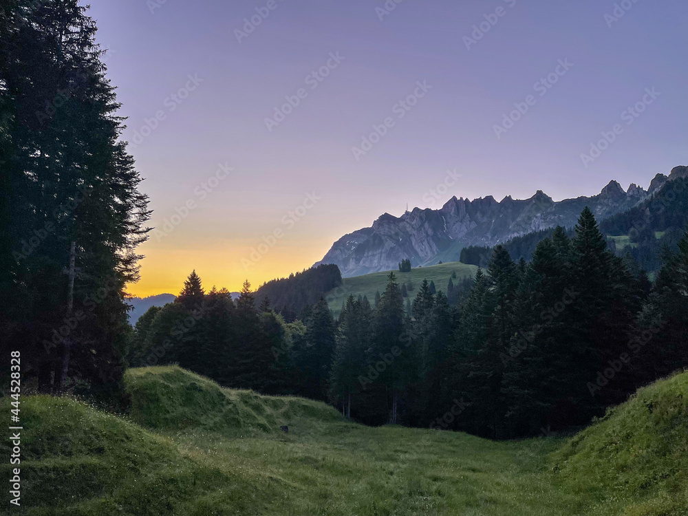 Lütispitz beim Säntisin der  Schweiz