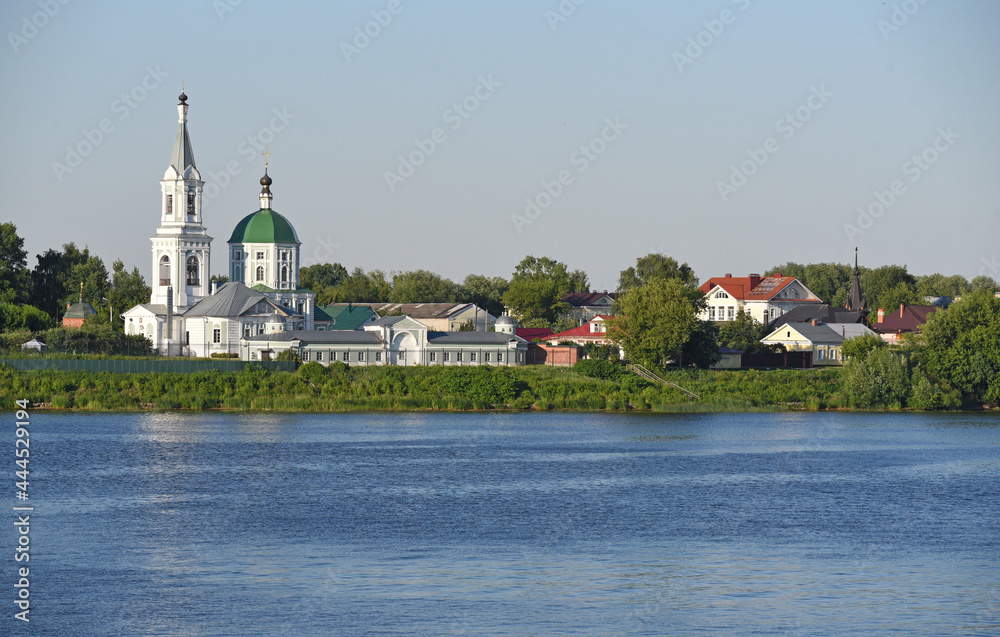 View from the embankment of the Catherine Monastery in Tver, Russia
