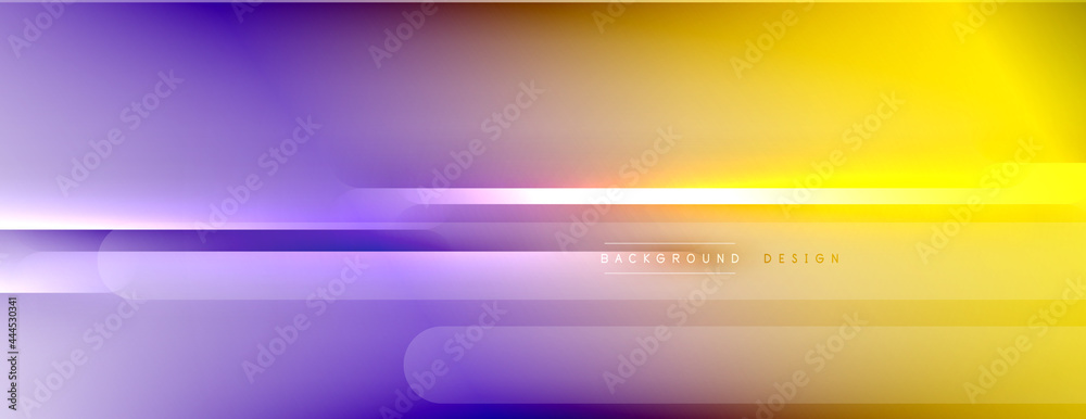 Abstract background - lines composition created with lights and shadows. Technology or business digital template. Trendy simple fluid color gradient abstract background with dynamic