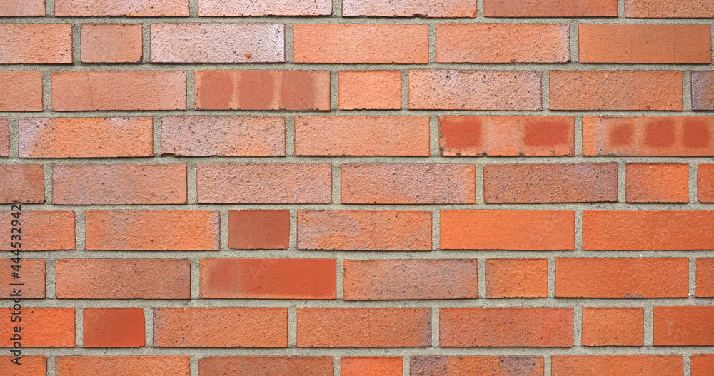 Fototapeta premium wide 4K red brick wall background