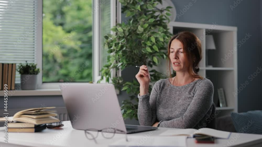 Laptop using for video call Laptop using for video call