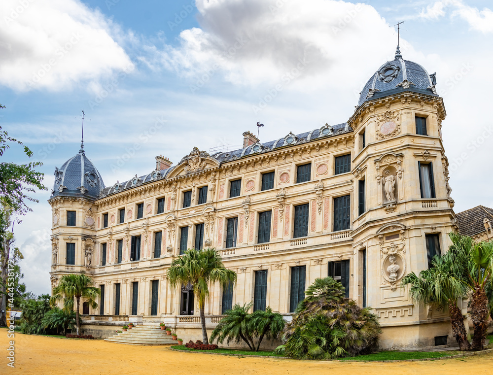 Fototapeta premium View of classic style Riding school building