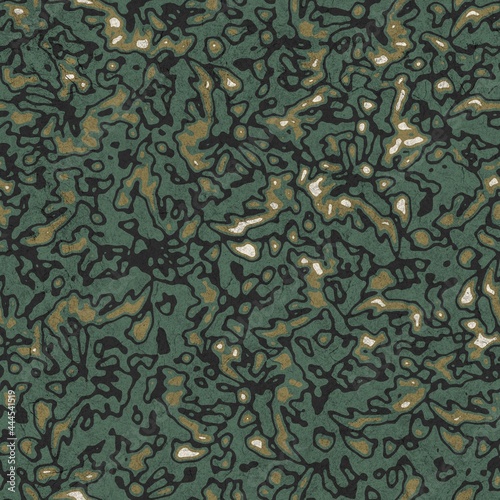 Seamless funky grungy pattern motif for print. High quality illustration. Non print of weird textured dabs of color on paper texture. For surface design printing or any sort.