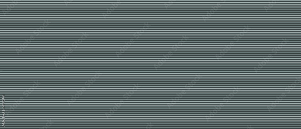 Obraz premium Horizontal black and white stripes with shadow. Modern dark texture vector background.