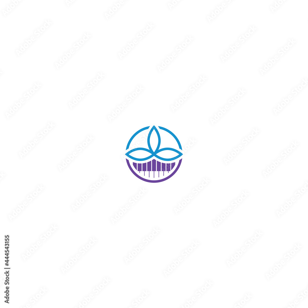 modern piano yoga logo design modern piano yoga logo design