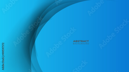 Blue abstract business presentation background. Modern professional blue vector Abstract Technology business background with lines and geometric shapes