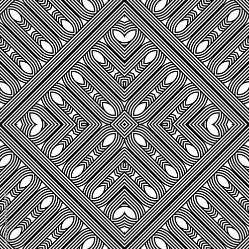 Design seamless decorative lacy pattern
