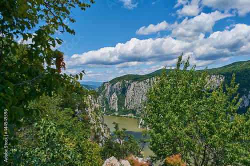 A view over the river Danube from the Ciucaru Mare peak photo